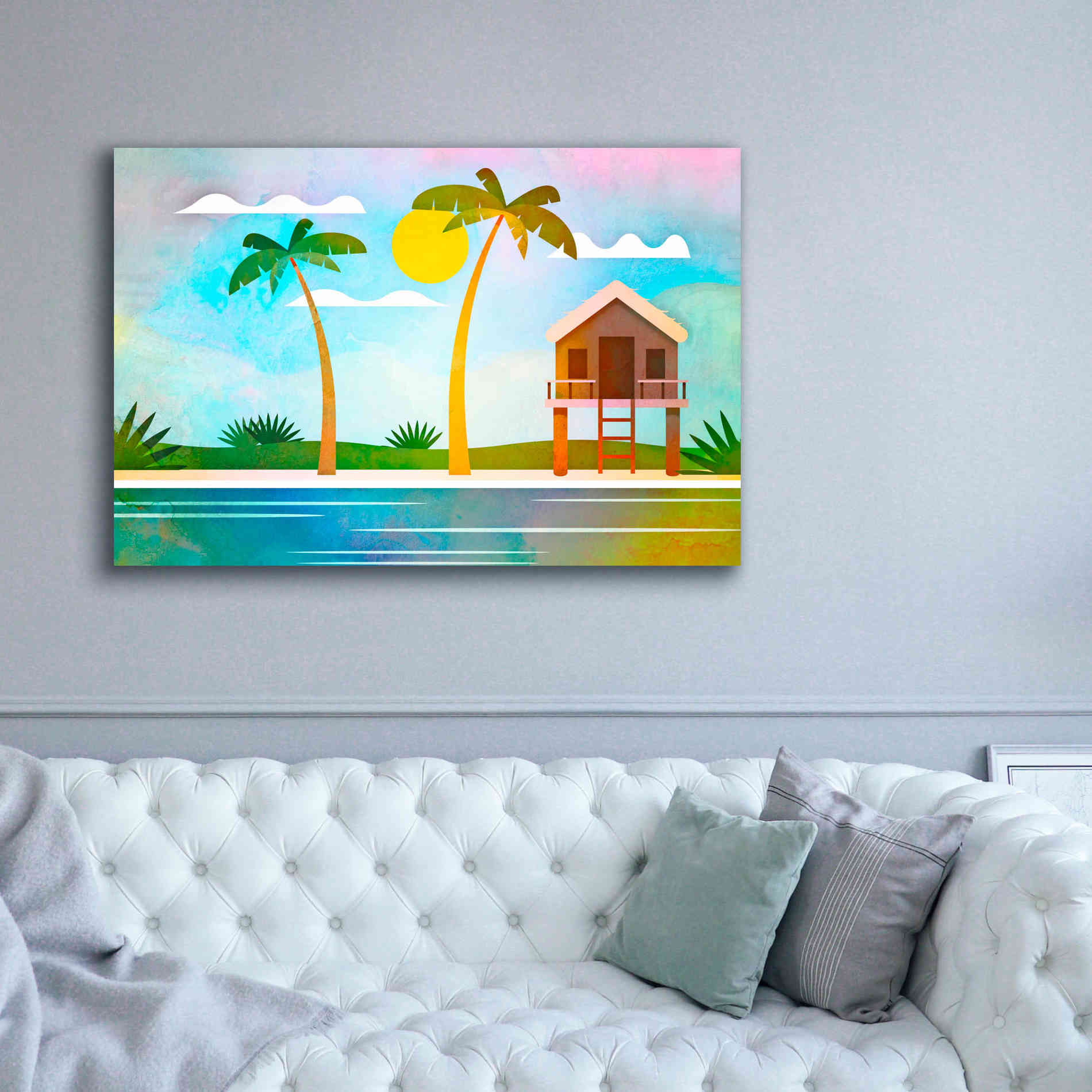 'Exotic Hideaway' by Andrea Haase, Giclee Canvas Wall Art,60 x 40