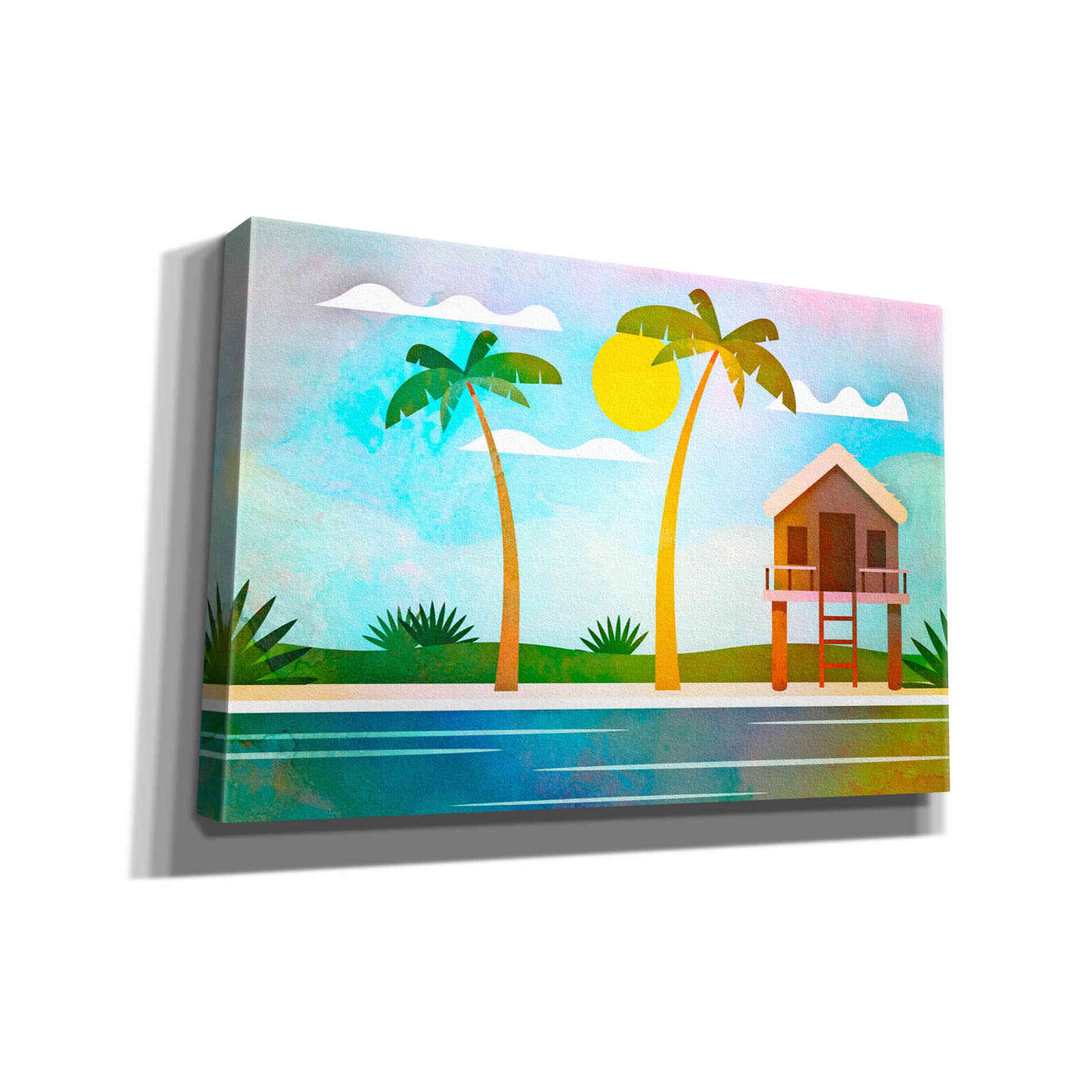 'Exotic Hideaway' by Andrea Haase, Giclee Canvas Wall Art