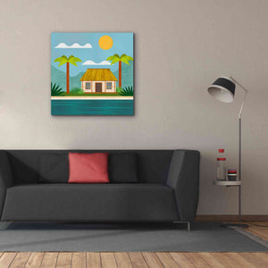 'Tropical Island Hideaway' by Andrea Haase, Giclee Canvas Wall Art,37 x 37