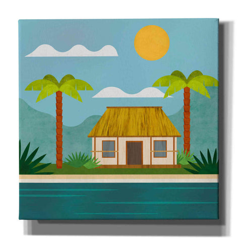 Image of 'Tropical Island Hideaway' by Andrea Haase, Giclee Canvas Wall Art