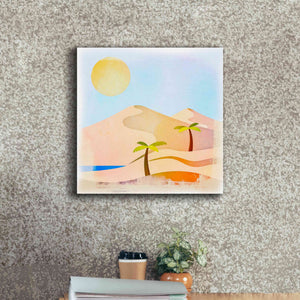 'Oasis Sunset' by Andrea Haase, Giclee Canvas Wall Art,18 x 18