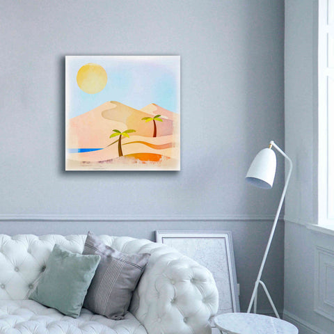 Image of 'Oasis Sunset' by Andrea Haase, Giclee Canvas Wall Art,37 x 37