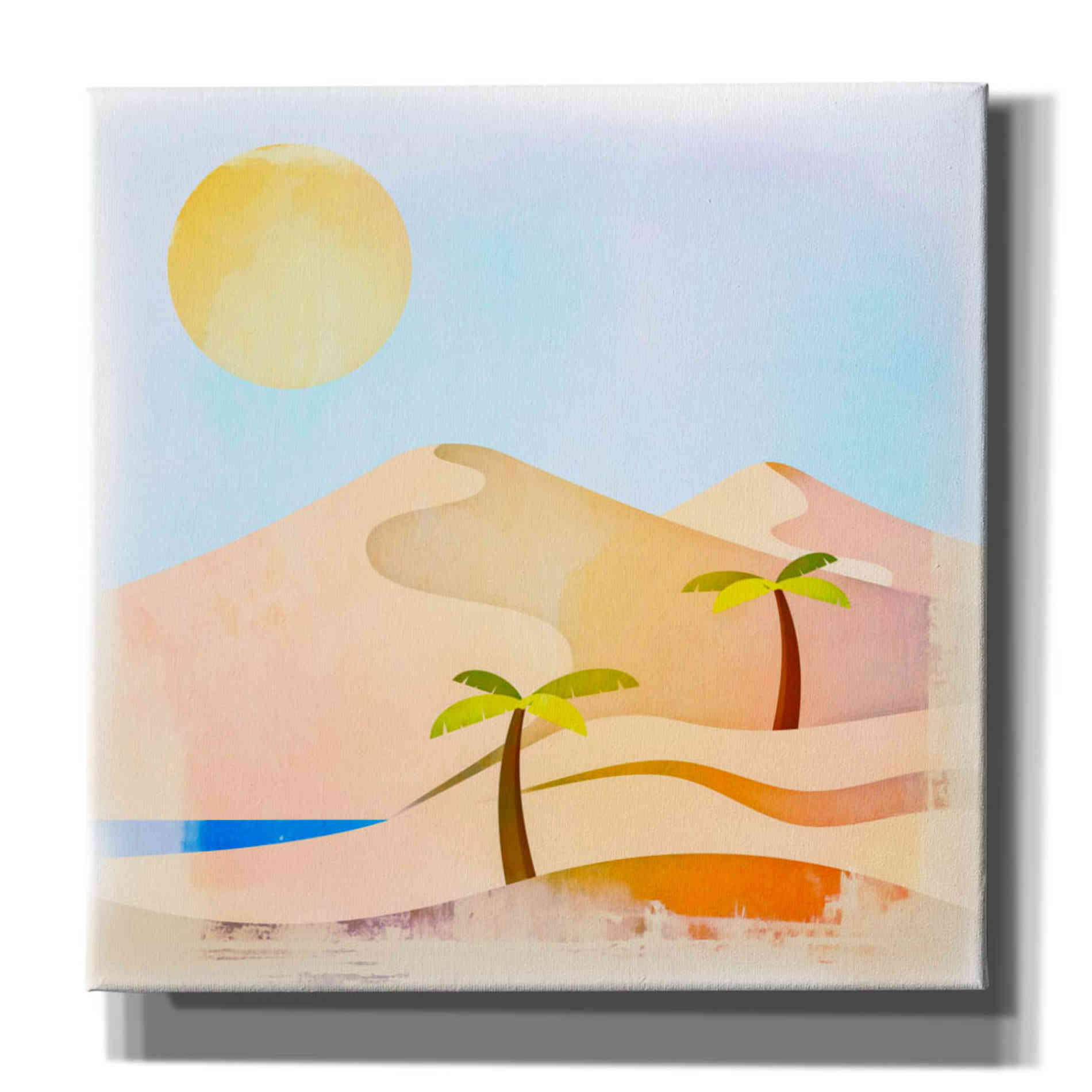 'Oasis Sunset' by Andrea Haase, Giclee Canvas Wall Art