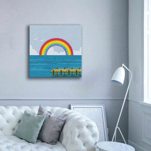 'Happy Summer Rainbow' by Andrea Haase, Giclee Canvas Wall Art,37 x 37