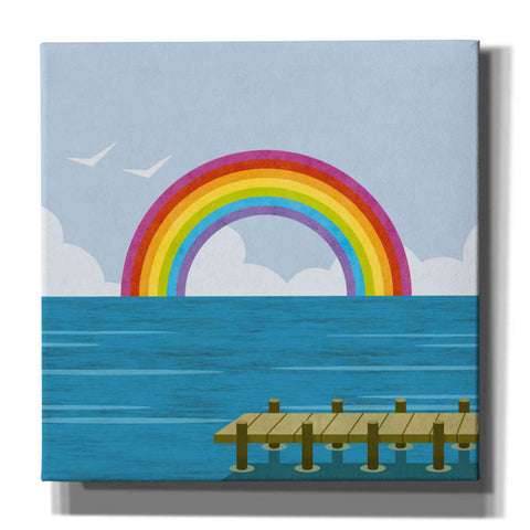Image of 'Happy Summer Rainbow' by Andrea Haase, Giclee Canvas Wall Art