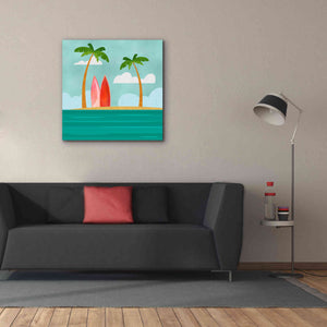 'Caribbean Surf Spot' by Andrea Haase, Giclee Canvas Wall Art,37 x 37