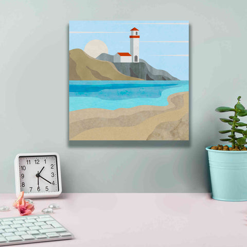 Image of 'East End Lighthouse' by Andrea Haase, Giclee Canvas Wall Art,12 x 12