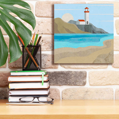 Image of 'East End Lighthouse' by Andrea Haase, Giclee Canvas Wall Art,12 x 12