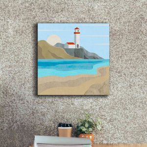 'East End Lighthouse' by Andrea Haase, Giclee Canvas Wall Art,18 x 18