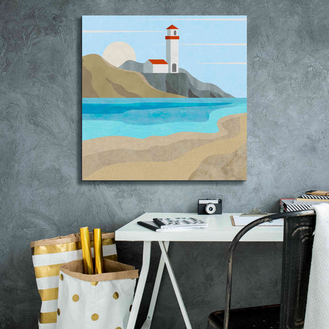 Image of 'East End Lighthouse' by Andrea Haase, Giclee Canvas Wall Art,26 x 26