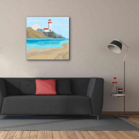 Image of 'East End Lighthouse' by Andrea Haase, Giclee Canvas Wall Art,37 x 37