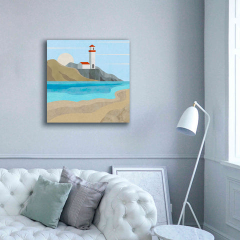 Image of 'East End Lighthouse' by Andrea Haase, Giclee Canvas Wall Art,37 x 37