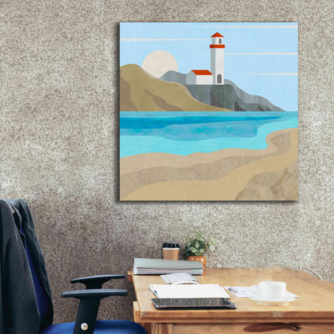 Image of 'East End Lighthouse' by Andrea Haase, Giclee Canvas Wall Art,37 x 37