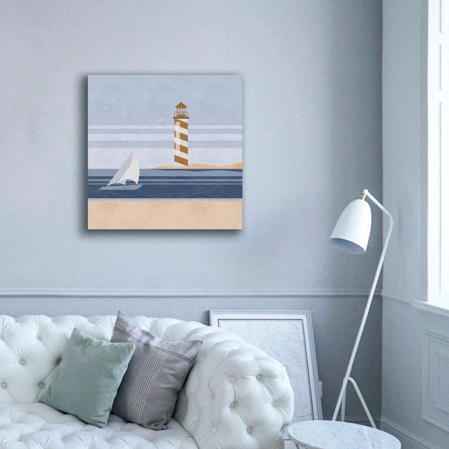 'cape Cod Lighthouse' by Andrea Haase, Giclee Canvas Wall Art,37 x 37