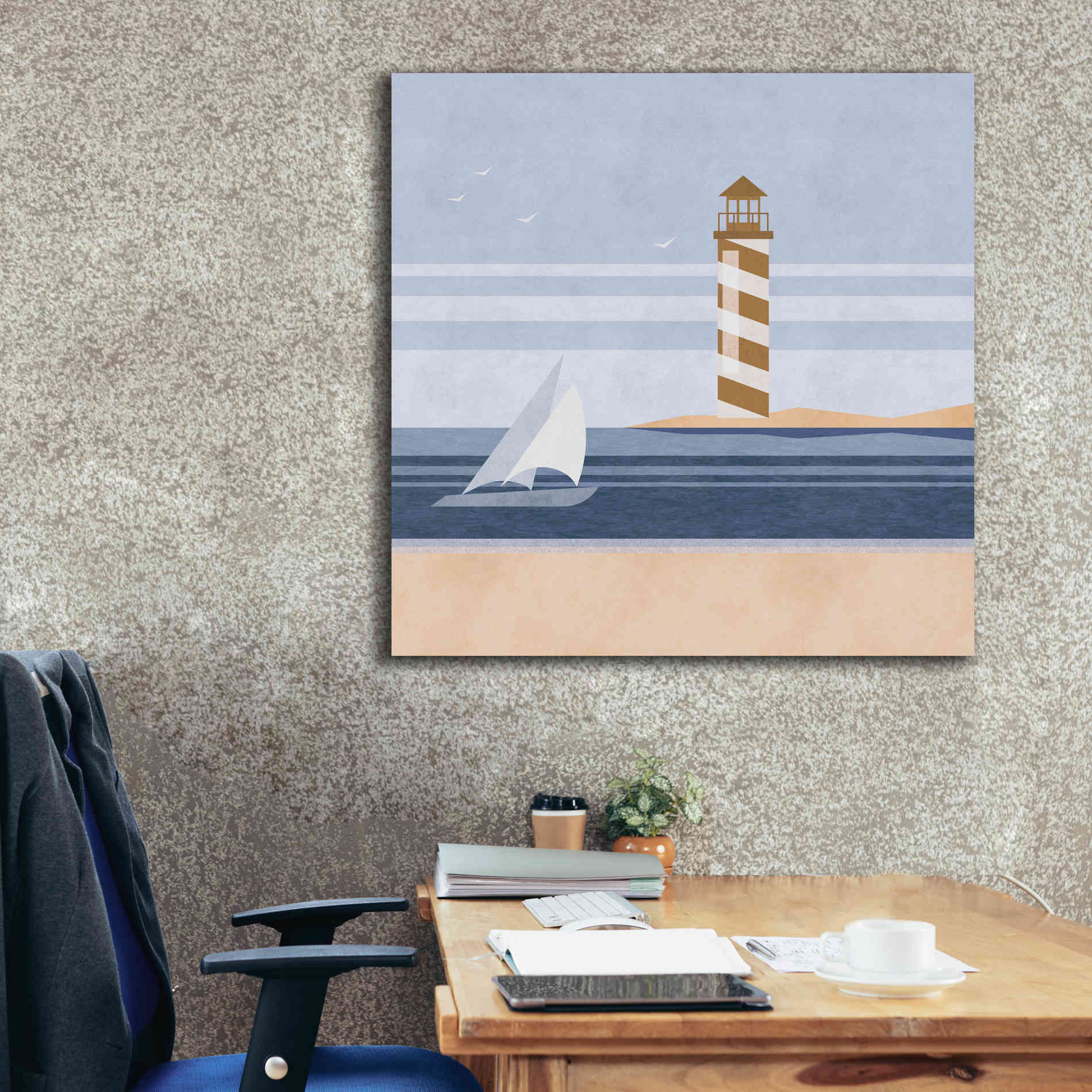 'cape Cod Lighthouse' by Andrea Haase, Giclee Canvas Wall Art,37 x 37
