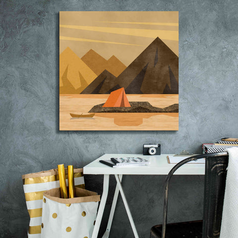 Image of 'Camping Adventure' by Andrea Haase, Giclee Canvas Wall Art,26 x 26