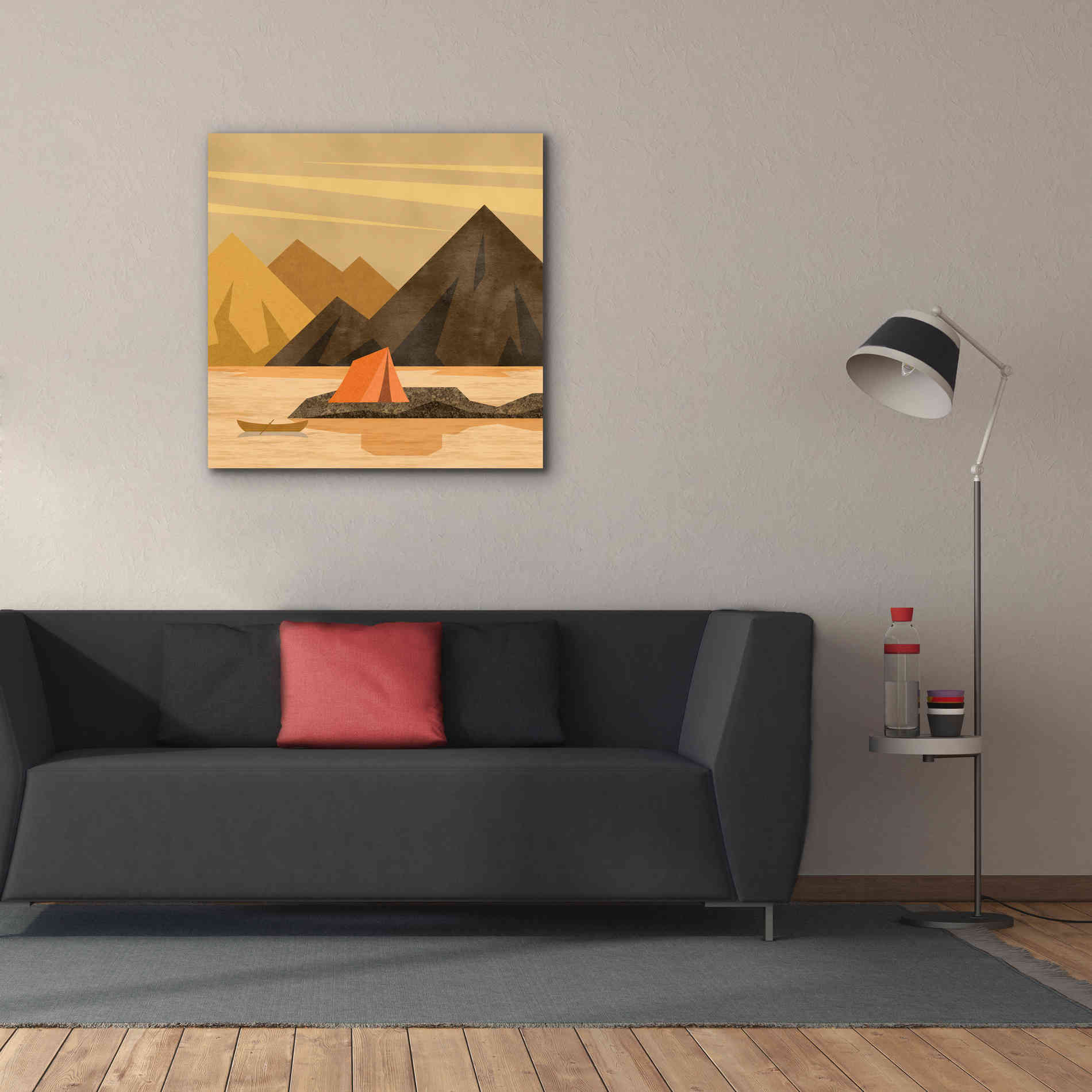 'Camping Adventure' by Andrea Haase, Giclee Canvas Wall Art,37 x 37