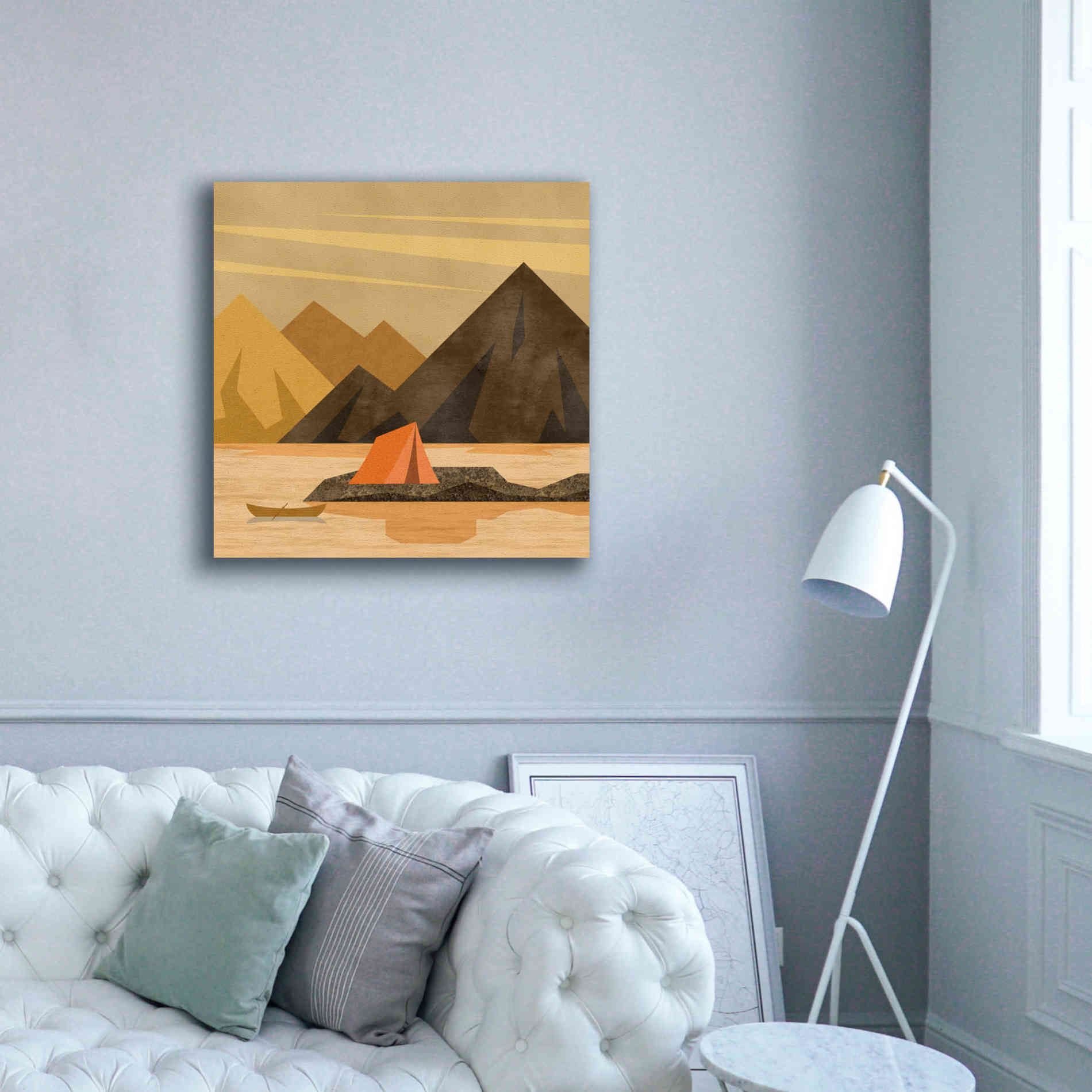 'Camping Adventure' by Andrea Haase, Giclee Canvas Wall Art,37 x 37