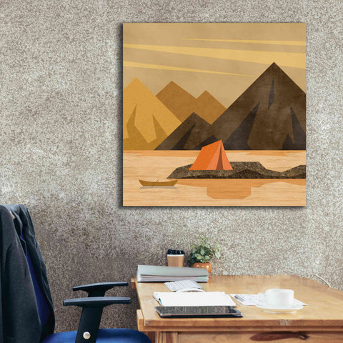 Image of 'Camping Adventure' by Andrea Haase, Giclee Canvas Wall Art,37 x 37