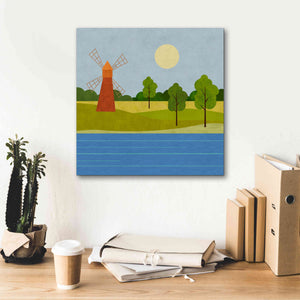 'The Old Windmill' by Andrea Haase, Giclee Canvas Wall Art,18 x 18