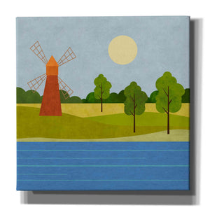 'The Old Windmill' by Andrea Haase, Giclee Canvas Wall Art