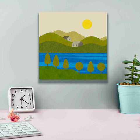 Image of 'River View' by Andrea Haase, Giclee Canvas Wall Art,12 x 12
