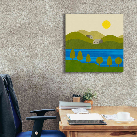 Image of 'River View' by Andrea Haase, Giclee Canvas Wall Art,26 x 26