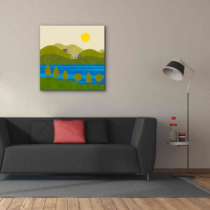 'River View' by Andrea Haase, Giclee Canvas Wall Art,37 x 37