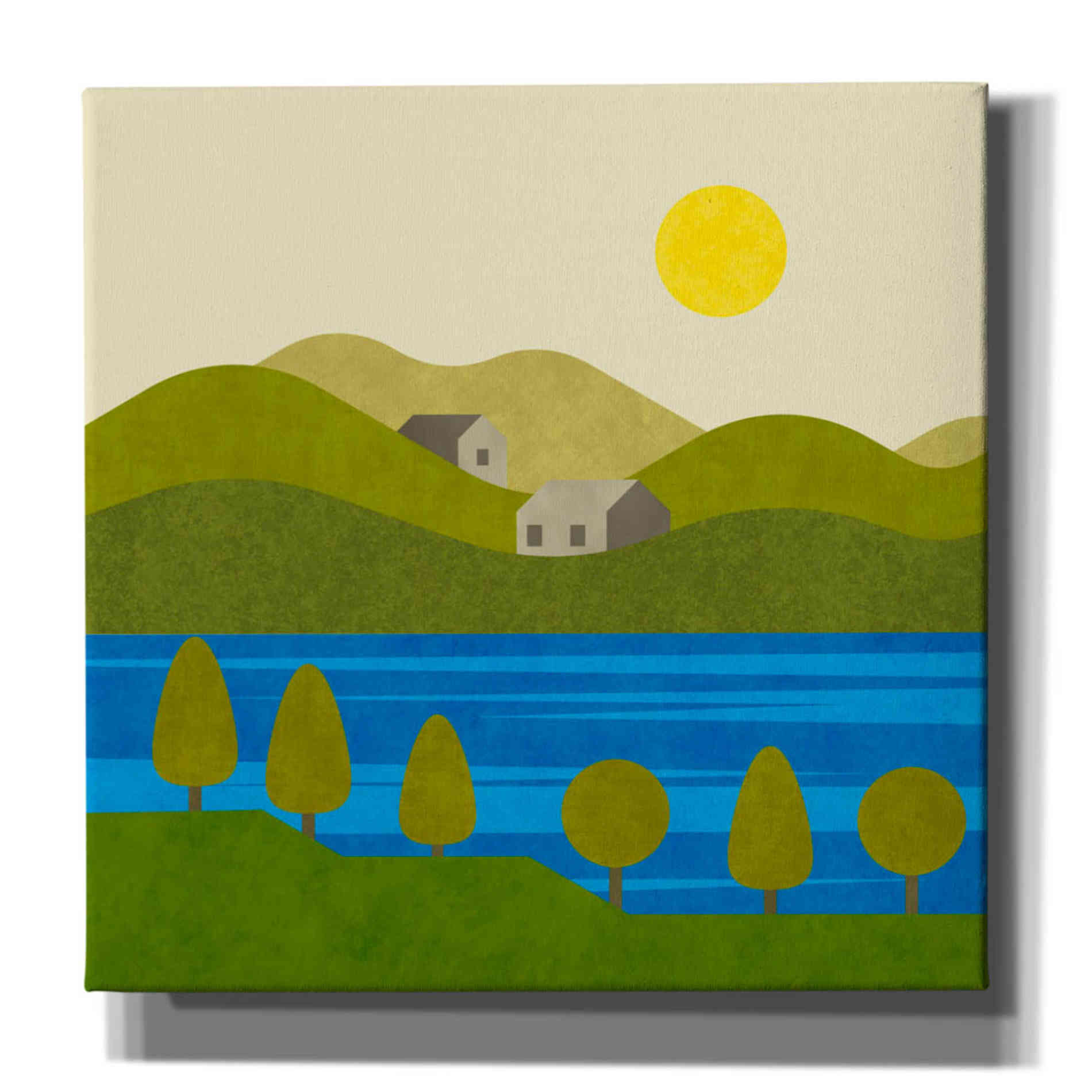 'River View' by Andrea Haase, Giclee Canvas Wall Art