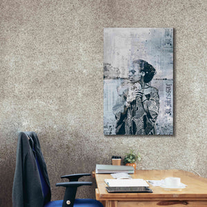 'Los Angeles City Girl Blue Grey' by Andrea Haase, Giclee Canvas Wall Art,26 x 40