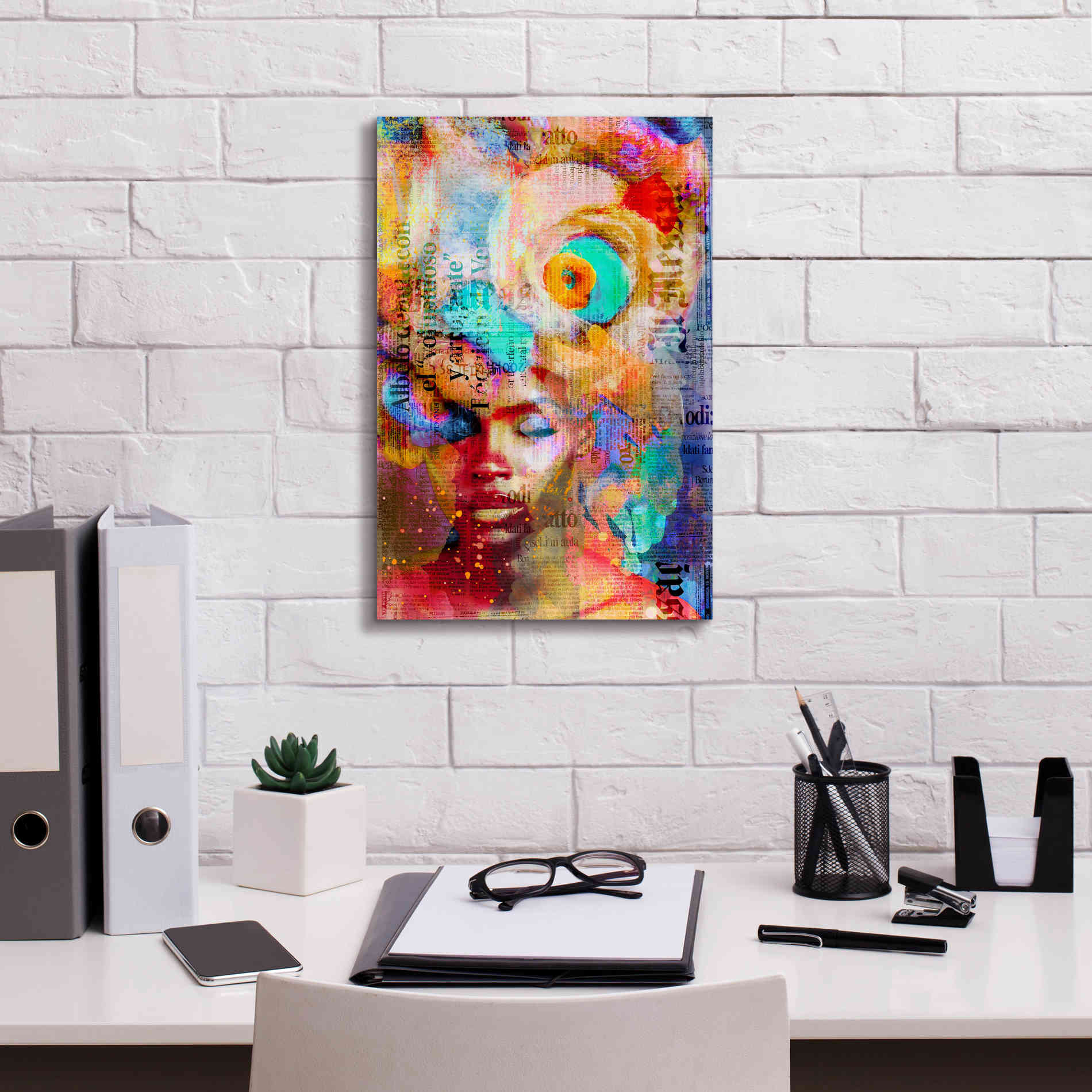 'New York City Girl' by Andrea Haase, Giclee Canvas Wall Art,12 x 18