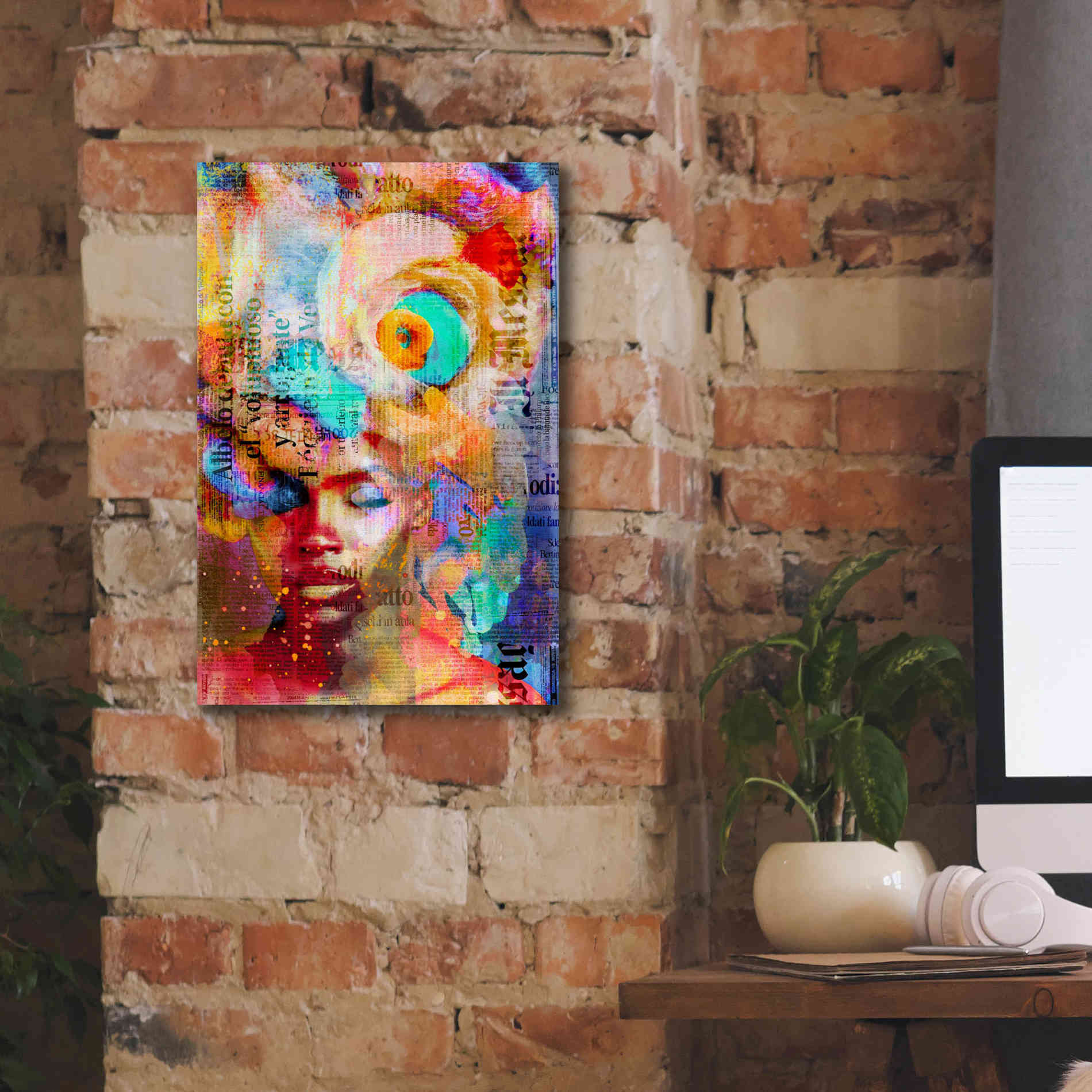 'New York City Girl' by Andrea Haase, Giclee Canvas Wall Art,12 x 18