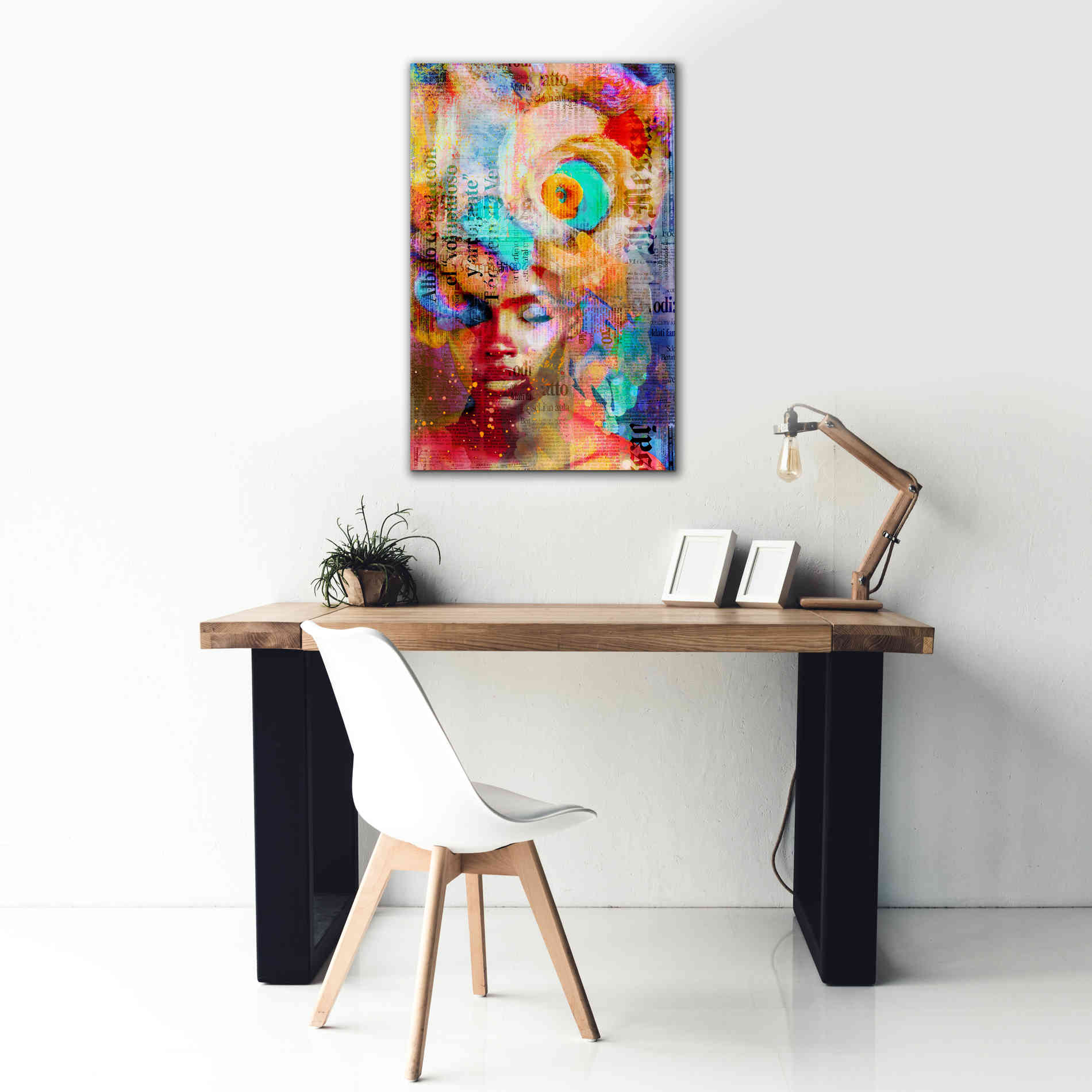 'New York City Girl' by Andrea Haase, Giclee Canvas Wall Art,26 x 40