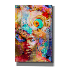 'New York City Girl' by Andrea Haase, Giclee Canvas Wall Art