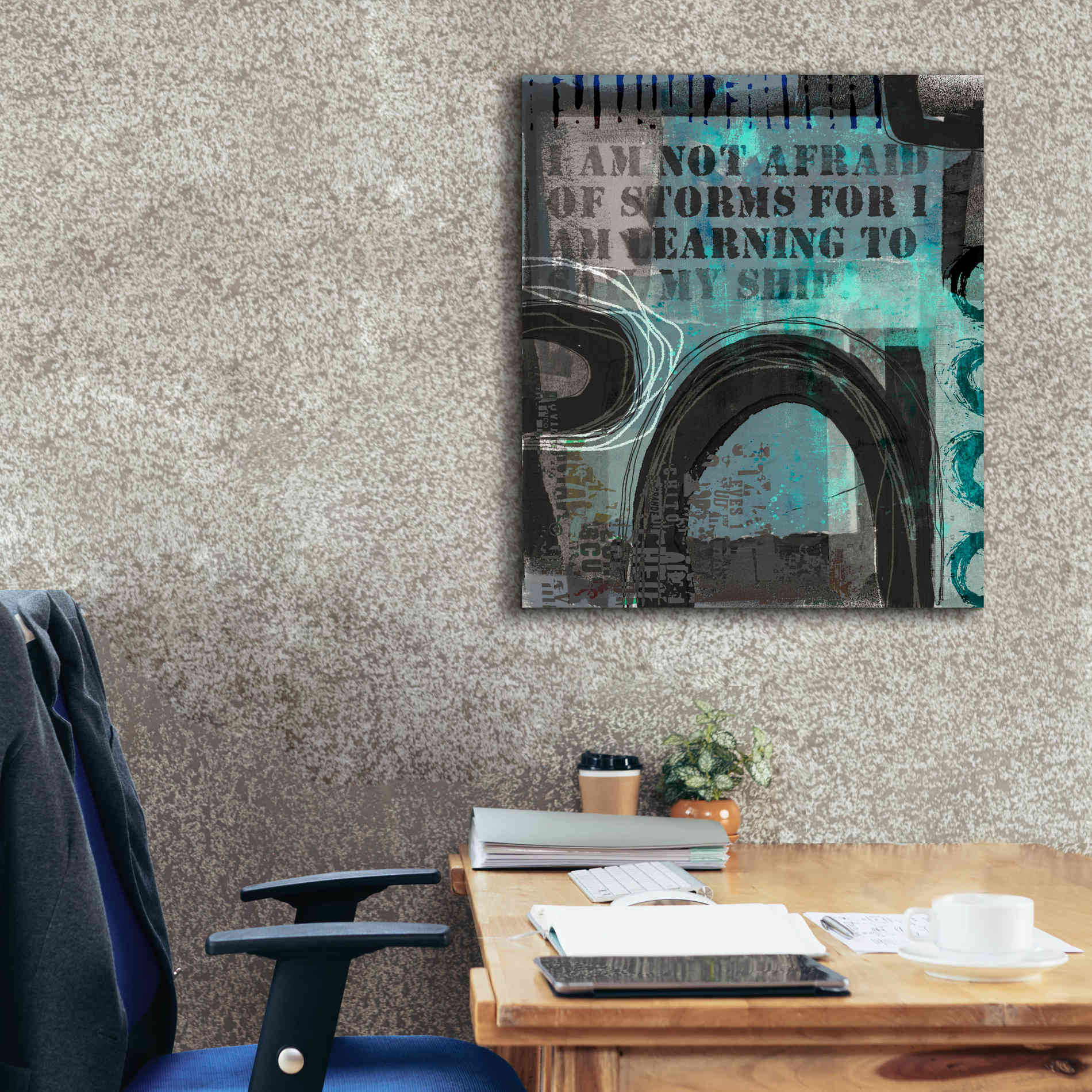 'Not Afraid Of Storms' by Andrea Haase, Giclee Canvas Wall Art,26 x 30