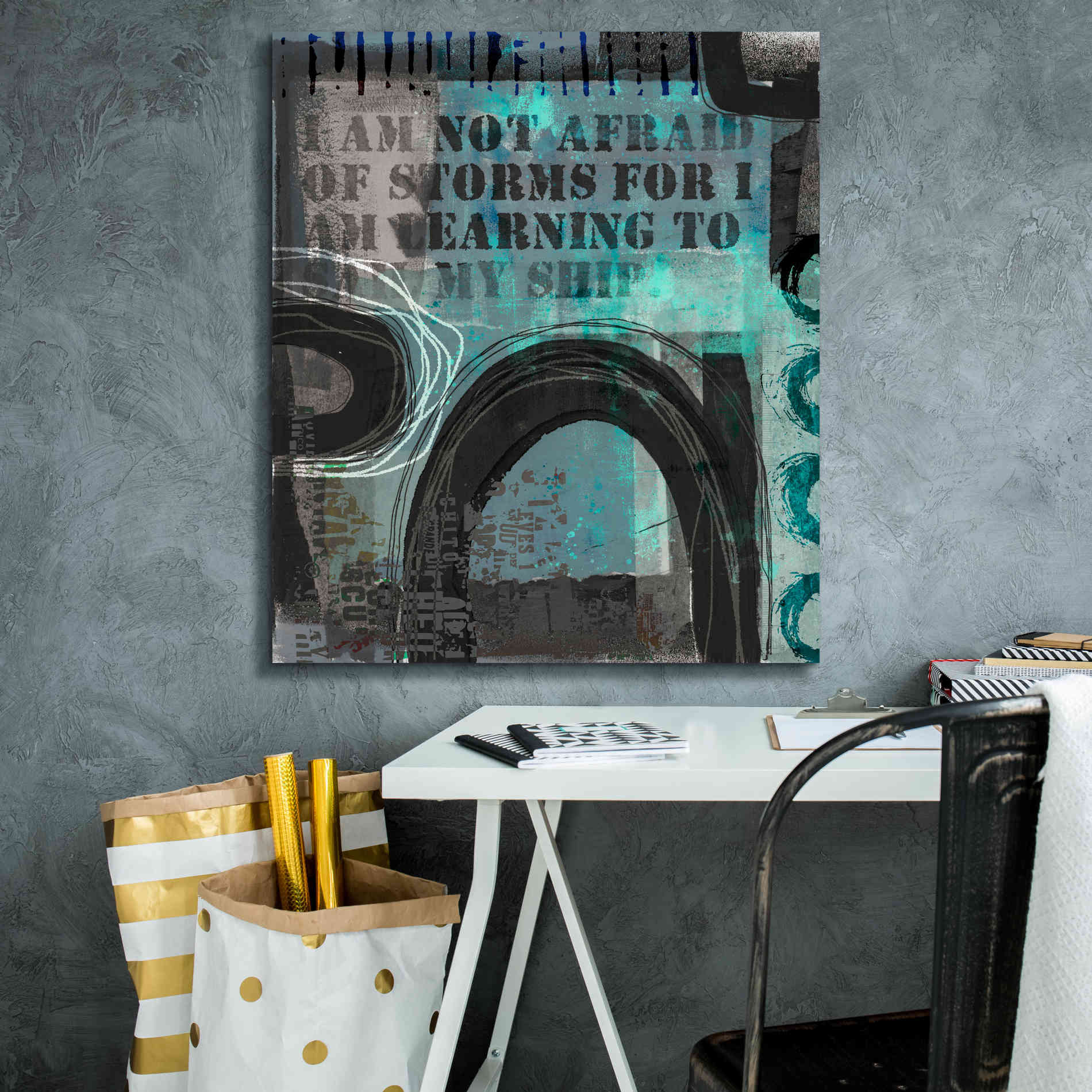 'Not Afraid Of Storms' by Andrea Haase, Giclee Canvas Wall Art,26 x 30