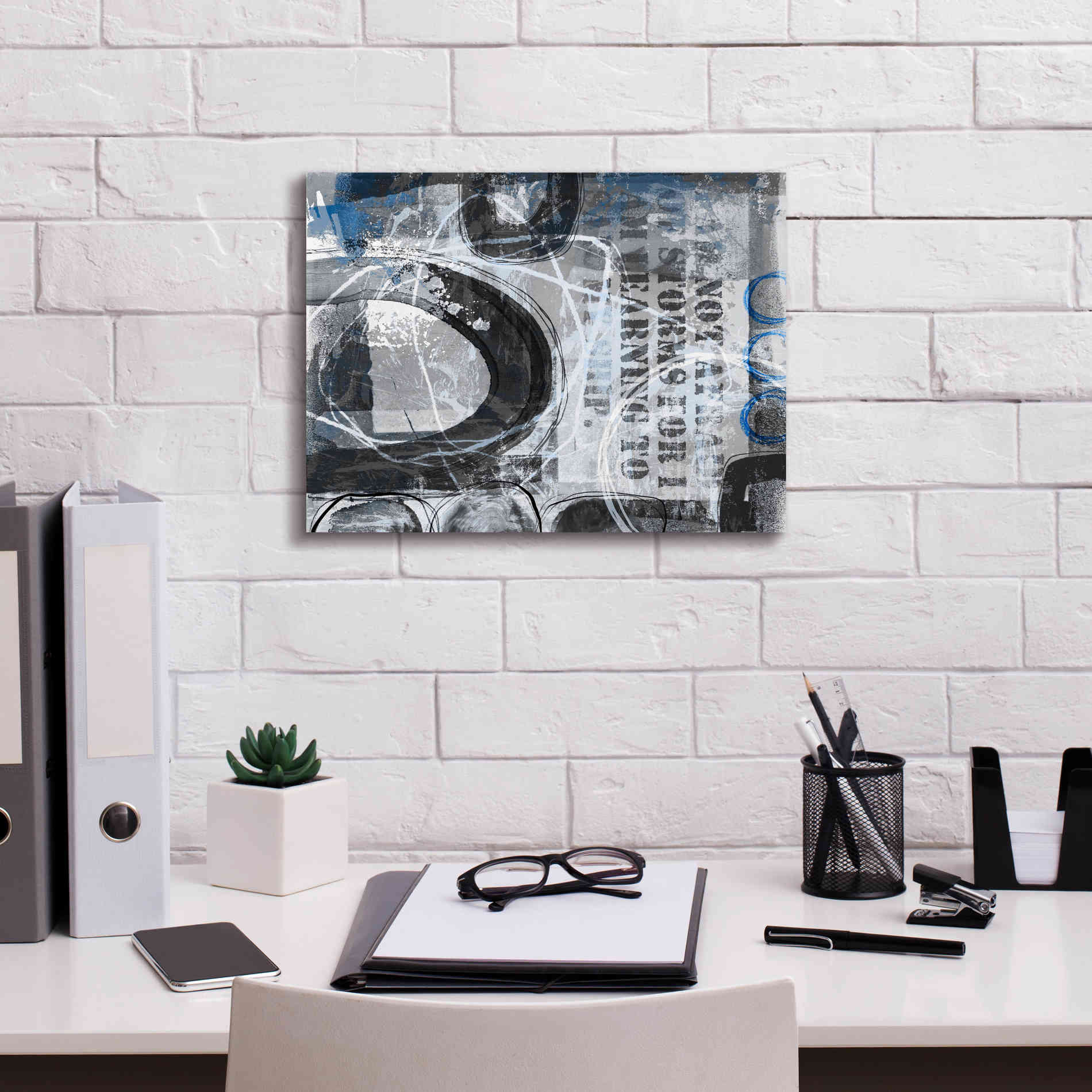 'Stormy Waters' by Andrea Haase, Giclee Canvas Wall Art,16 x 12