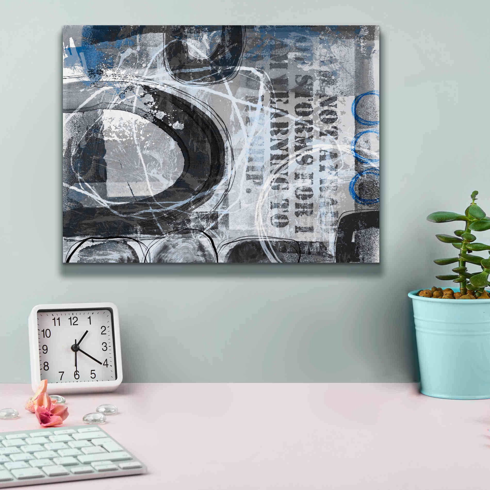 'Stormy Waters' by Andrea Haase, Giclee Canvas Wall Art,16 x 12