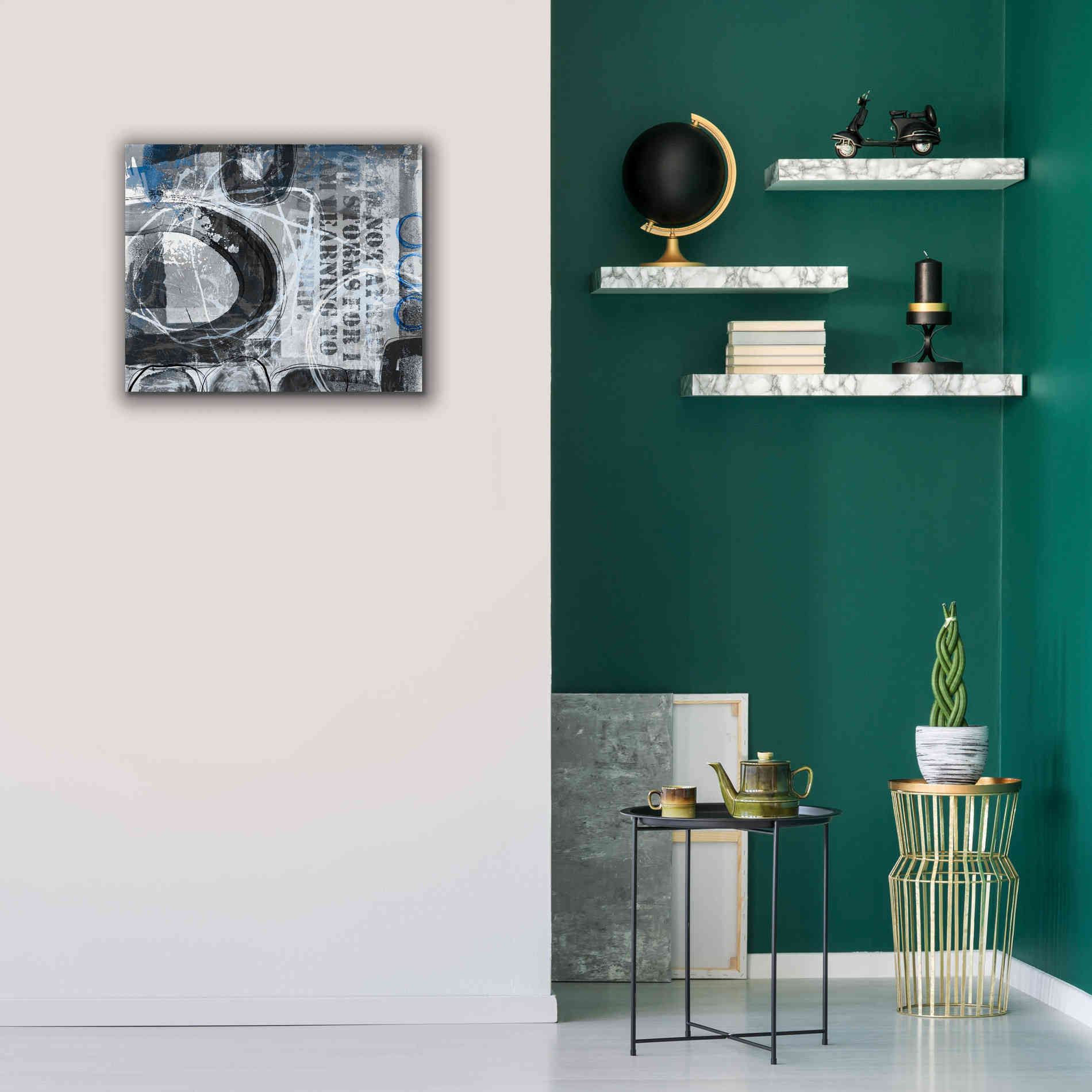 'Stormy Waters' by Andrea Haase, Giclee Canvas Wall Art,24 x 20