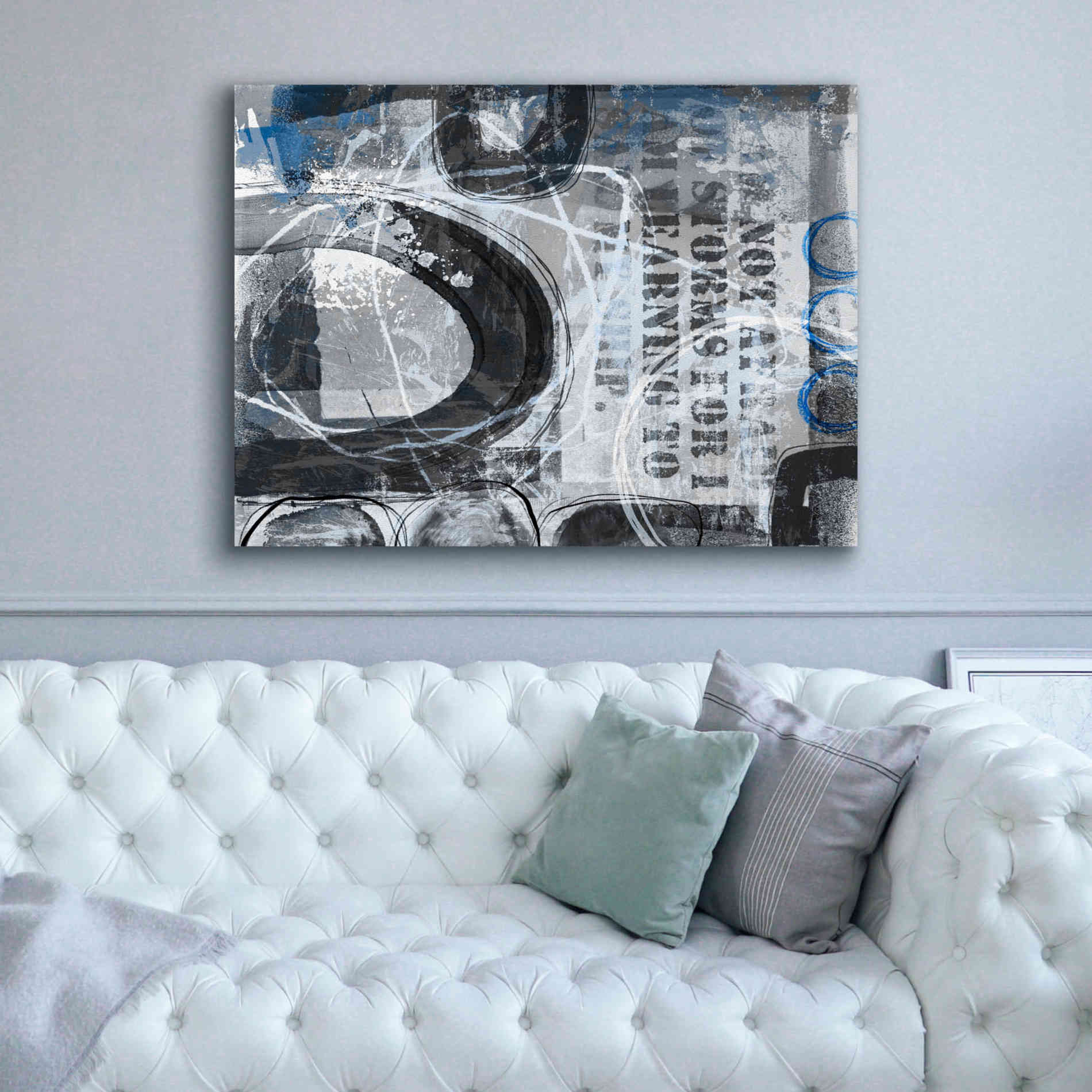 'Stormy Waters' by Andrea Haase, Giclee Canvas Wall Art,54 x 40