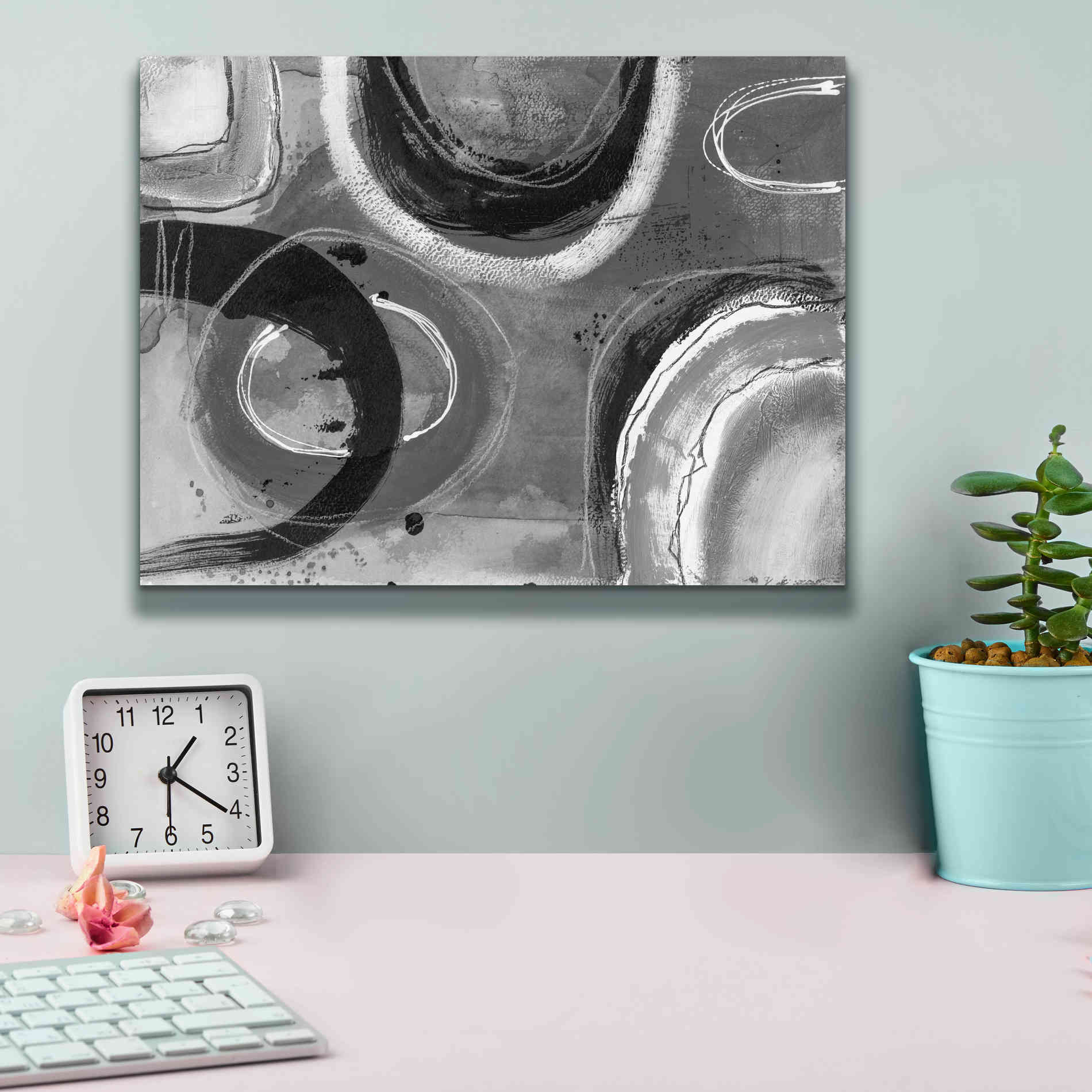 'Inner Circle' by Andrea Haase, Giclee Canvas Wall Art,16 x 12