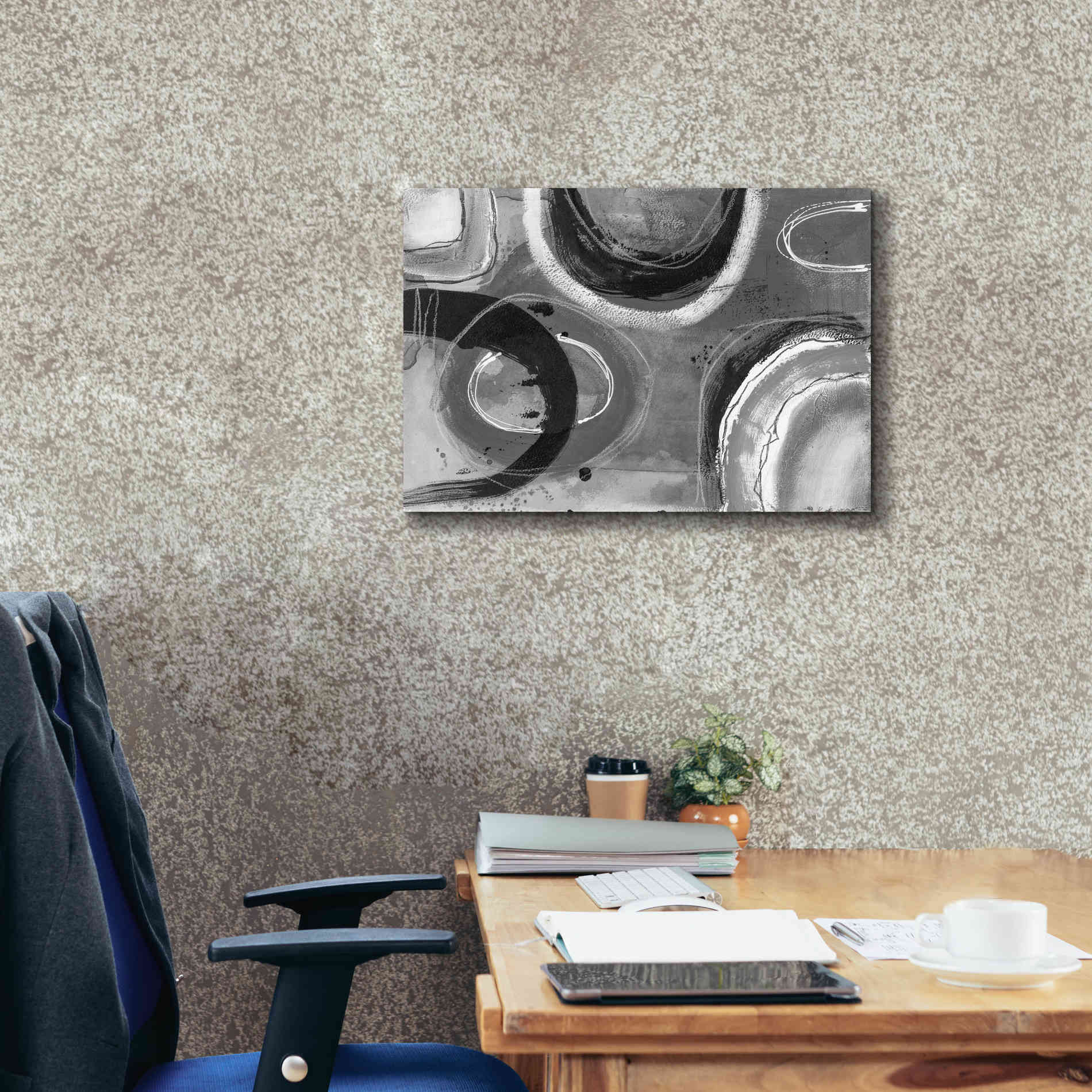 'Inner Circle' by Andrea Haase, Giclee Canvas Wall Art,26 x 18