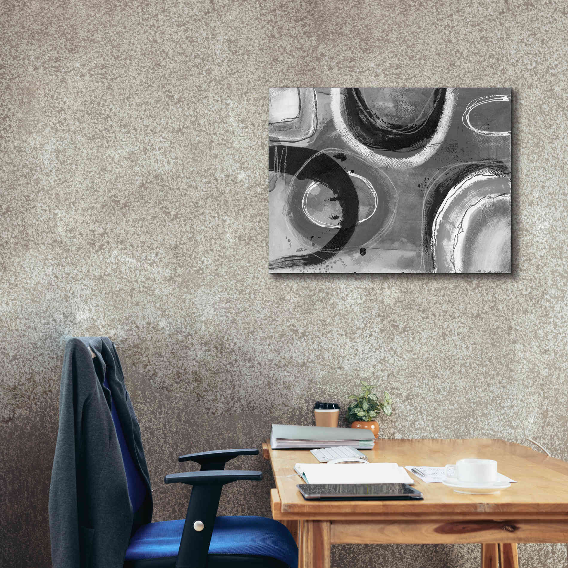 'Inner Circle' by Andrea Haase, Giclee Canvas Wall Art,34 x 26