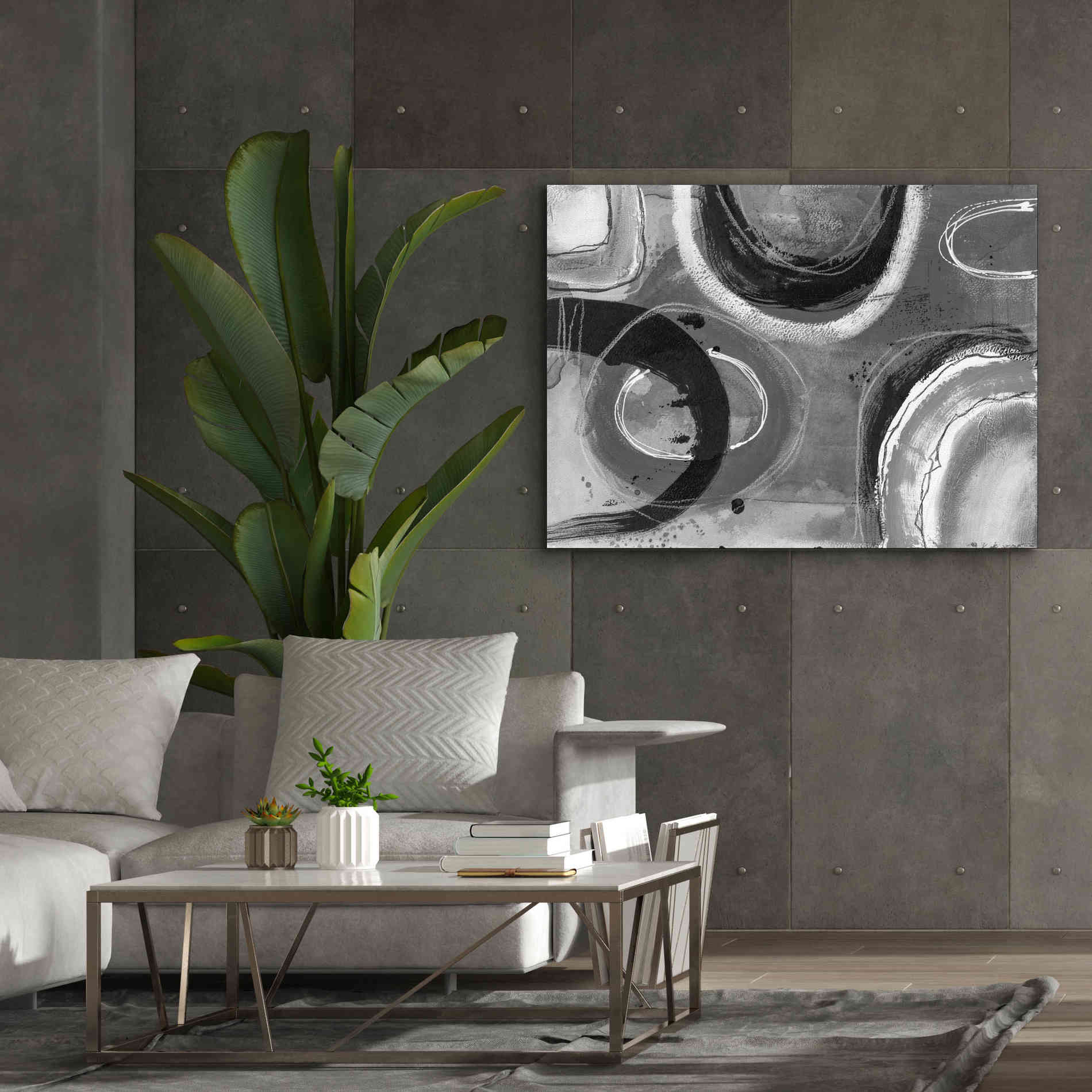 'Inner Circle' by Andrea Haase, Giclee Canvas Wall Art,54 x 40