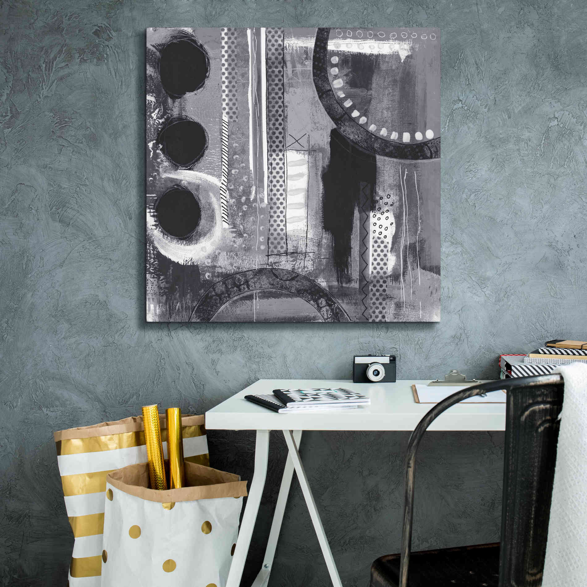 'Friday Night Dance Floor' by Andrea Haase, Giclee Canvas Wall Art,26 x 26