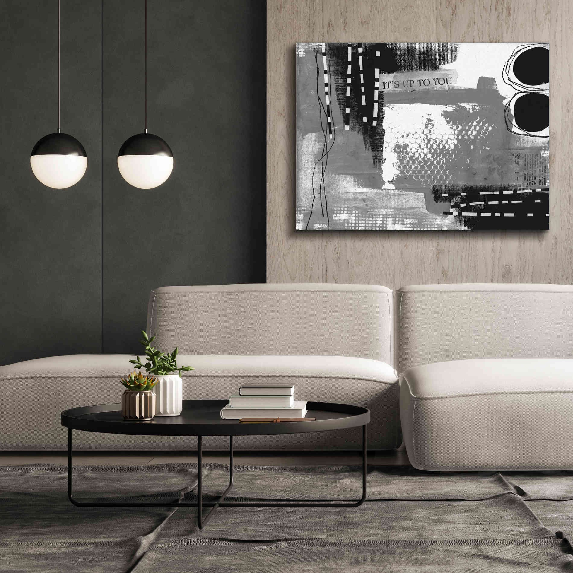 'Up To You' by Andrea Haase, Giclee Canvas Wall Art,54 x 40