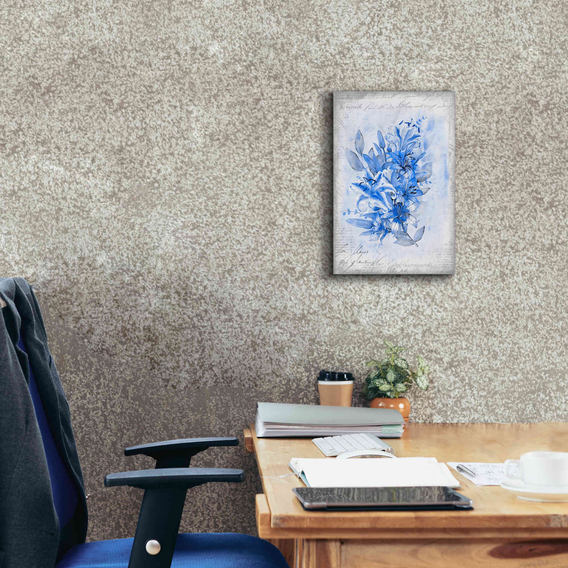 'Blue Summer Dream' by Andrea Haase, Giclee Canvas Wall Art,12 x 18