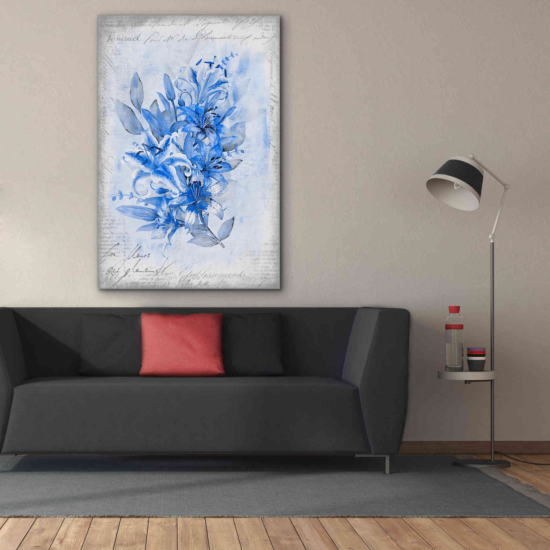 'Blue Summer Dream' by Andrea Haase, Giclee Canvas Wall Art,40 x 60