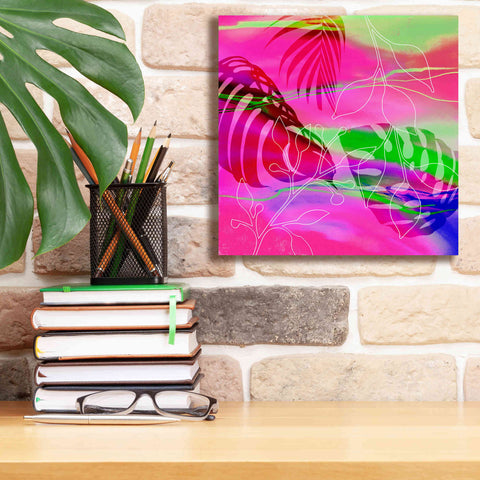 Image of 'Tropical Vibe' by Andrea Haase, Giclee Canvas Wall Art,12 x 12