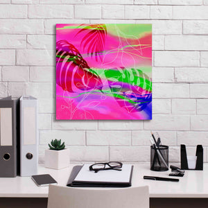 'Tropical Vibe' by Andrea Haase, Giclee Canvas Wall Art,18 x 18